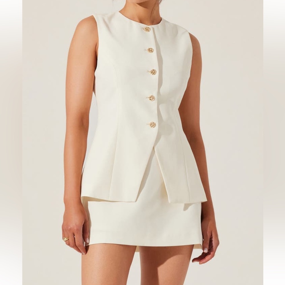 Astr the Label Dilone layered mini dress